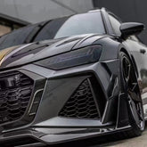 Audi RS6 C8 & RS7 C8 2020-ON with Aftermarket Parts - M Style Front Bumper Carbon Fiber / FRP from Aero Republic